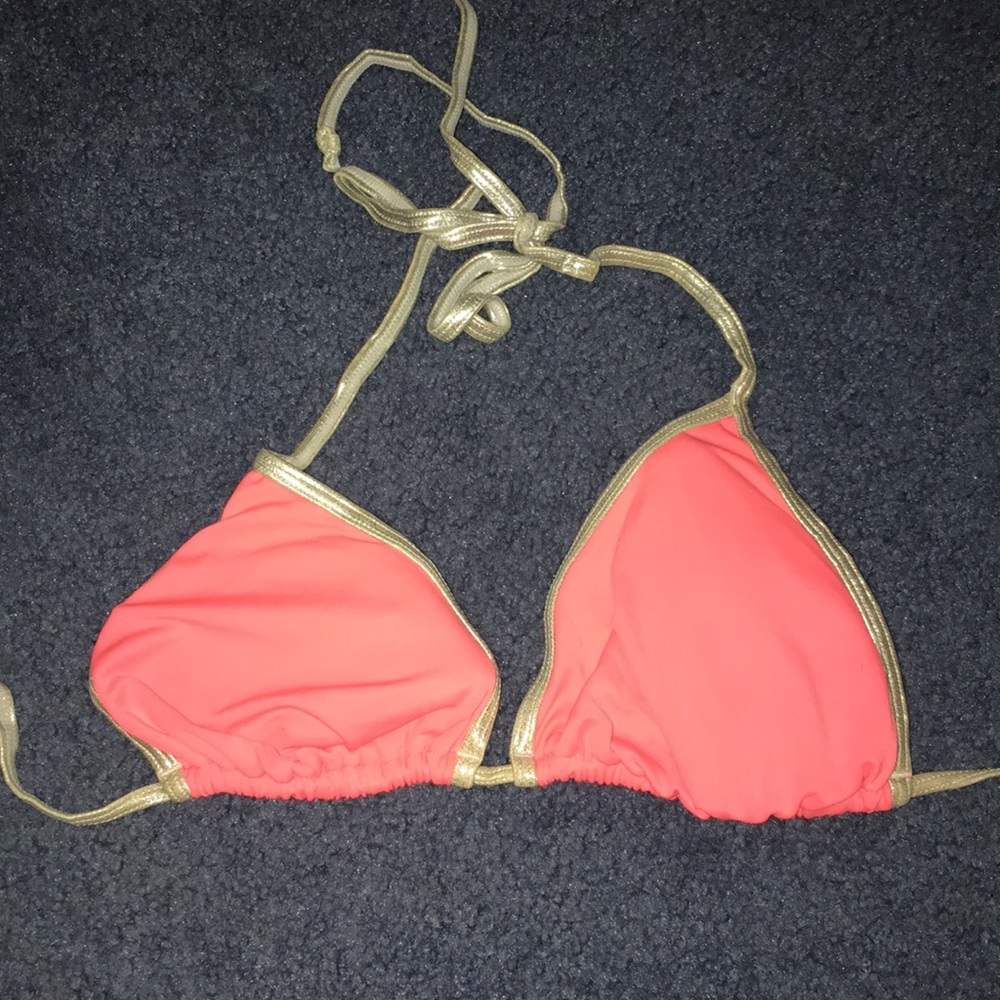Hot pink bikini top